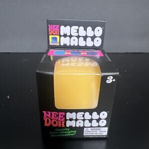 New NEE DOH NeeDoh Yellow COLOR CHANGING MELLO MALLO Squishy FIDGET TOY